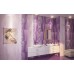 Arabeski purple 01 Декор 25х60 Gracia Ceramica