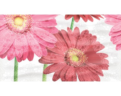 Dec Gerbera Panno A КПН16GerberaA 25х45 Ceradim