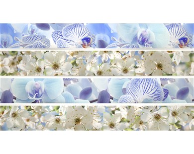 Dec Mosaic Blue Декор КВС16MosaicBlue 25х45 Ceradim