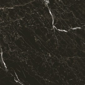 Marble classik Snow Black Керамогранит черный глянцевый, GT-272/gr 40х40 Grasaro