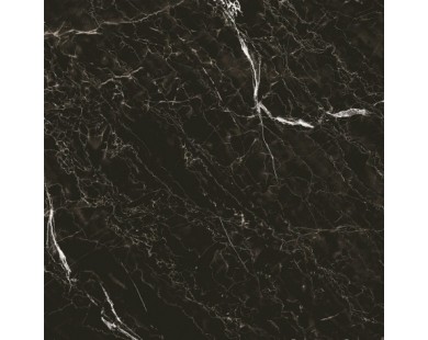 Marble classik Snow Black Керамогранит черный глянцевый, GT-272/gr 40х40 Grasaro