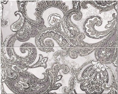 Sfumato Grey Панно Paisley 50,5х40,2 Azori