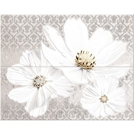 Sfumato Grey Панно Floret 50,5х40,2 Azori