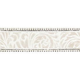 Fiora white Бордюр 01 7,5x25 Шахтинская плитка