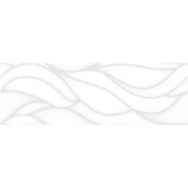 Sigma Плитка настенная белый рельеф 17-10-00-464 20х60 Ceramica Classic